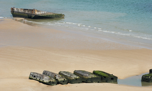 dday-normandy-guide - arromanches-les-bains port artificiel