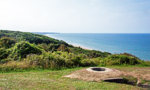 dday-normandy-guide omaha beach vue de la falaise dday-normandy-guide omaha beach vue de la falaise